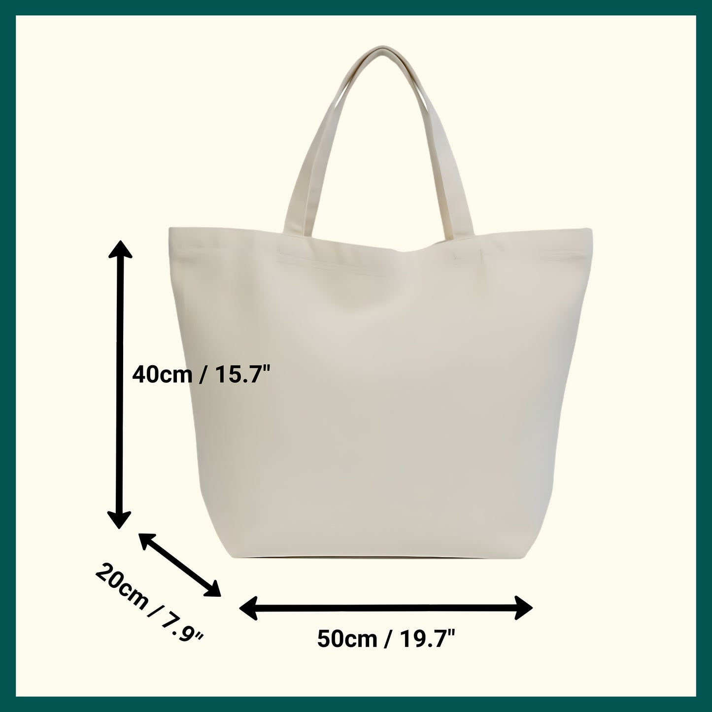 โWhatโs in My Bag?โ Funny Canvas Tote Bag - Large Reusable Zipper Tote